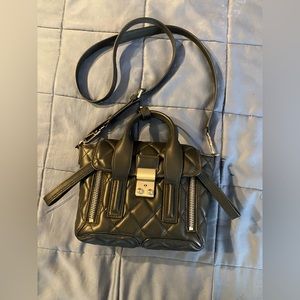 Phillip lim 3.0 black quilted Pashli mini satchel
